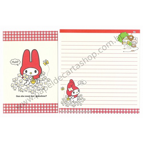 Ano 2013. Kit 3 Conjuntos de Papel de Carta My Melody XZV Sanrio