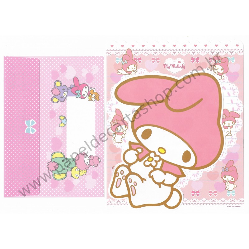 Ano 2013. Kit 2 Conjuntos de Papel de Carta My Melody G Sanrio