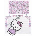 Ano 2013. Conjunto de Papel de Carta Hello Kitty Birds Sanrio