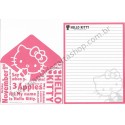 Ano 2013. Conjunto de Papel de Carta Hello Kitty Look at My Red Ribbon CRS1 Sanrio