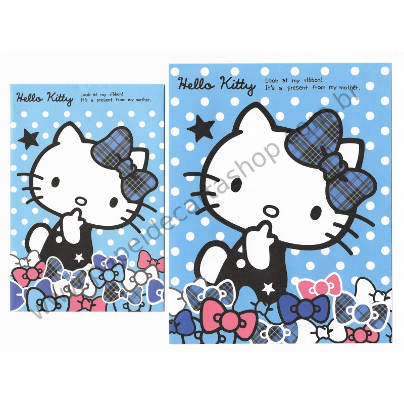 Ano 2013. Conjunto de Papel de Carta Hello Kitty CAZ Sanrio