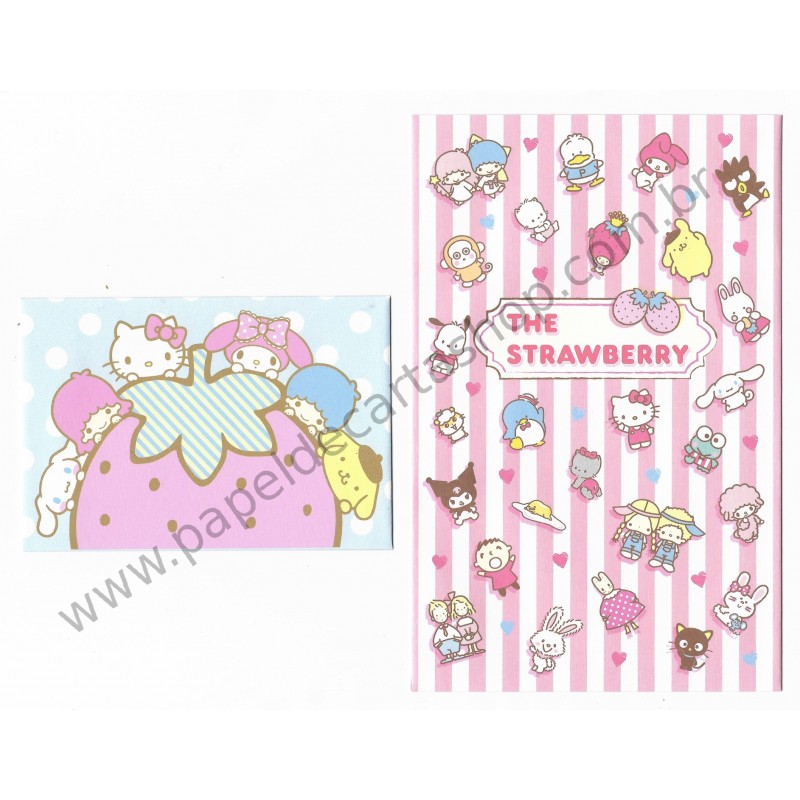 Ano 2017. Kit de 10 ENVELOPES Hello Kitty & SANRIO CHARACTERS