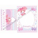 Ano 2013. Conjunto de Mini Papel de Carta Bonbonribbon CRS Sanrio