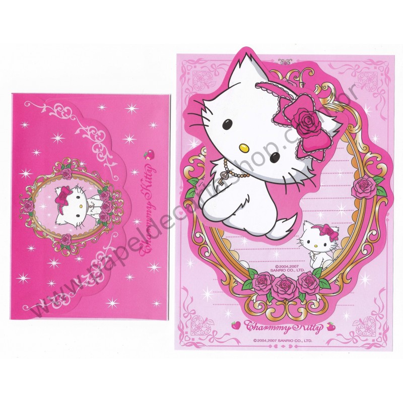 Ano 2007. Conjunto de Papel de Carta Charmmy Kitty Sanrio