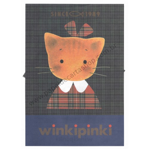Ano 1991. Conjunto de Papel de Carta Winkipinki CAZ Sanrio
