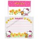 Ano 1996. Conjunto de Papel de Carta Hello Kitty Sunflower Sanrio