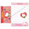 Ano 1995. Conjunto de Papel de Carta Hello Kitty Teddy Bears Sanrio