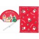 Ano 1990. Conjunto de Papel de Carta Hello Kitty Merry Christmas Sanrio