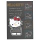 Ano 1988. Conjunto de Papel de Carta Hello Kitty Black Sanrio