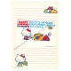 Ano 1976. Conjunto de Papel de Carta Hello Kitty Happy Airway Sanrio