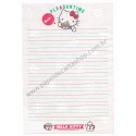 Ano 1985. Kit 3 Papéis de Carta Hello Kitty Pleasantime Sanrio