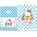 Ano 1996. Conjunto de Papel de Carta Hello Kitty Fruits Sanrio