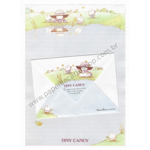 Conjunto Papel de Carta Tiny Candy The Entrance of Wonderland Gakken