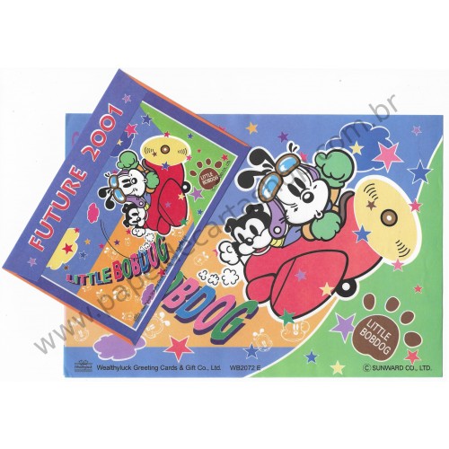 Conjunto de Papel de Carta Antigo Little Bobdog Airplane