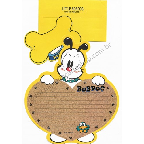 Conjunto de Papel de Carta Antigo Little Bobdog Yellow