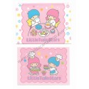 Ano 1997. Conjunto de Mini Papel de Carta Little Twin Stars Sanrio