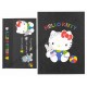 Conjunto de Papel de Carta Antigo Hello Kitty Black