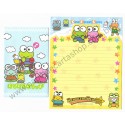 Ano 2005. Conjunto de Papel de Carta Kerokerokeroppi Vintage Sanrio