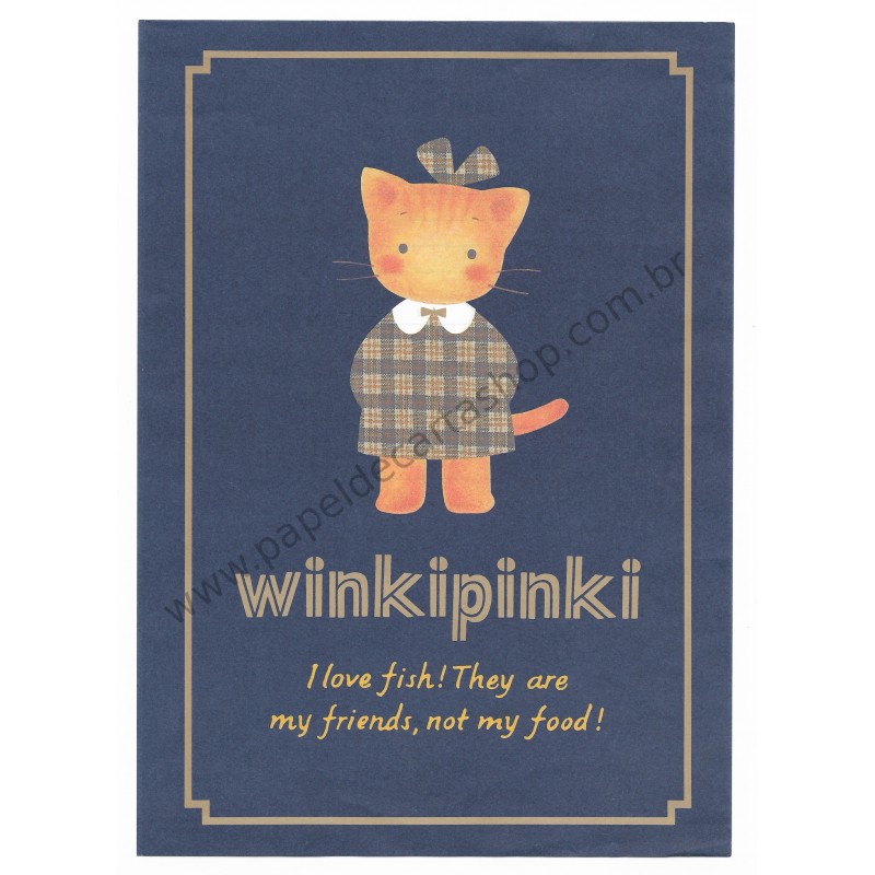 Ano 1992. Conjunto de Papel de Carta Winkipinki MM Sanrio