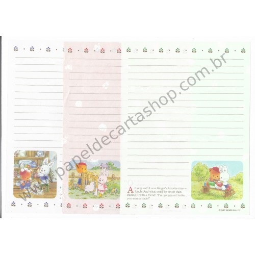 Ano 1987. Conjunto de Papel de Carta Little Wonder Story Sanrio