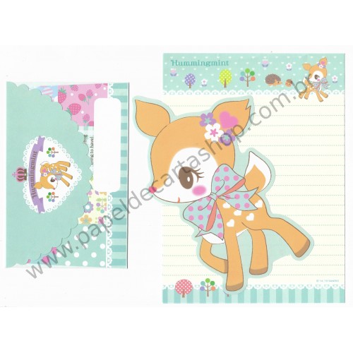 Ano 2015. Kit 2 Conjuntos de Papel de Carta Hummingmint DC Sanrio