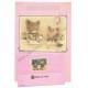 Conjunto de Papel de Carta Antigo (Vintage) Middle Cat School CRS - Japan