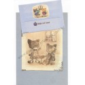 Conjunto de Papel de Carta Antigo (Vintage) Middle Cat School CAZ - Japan