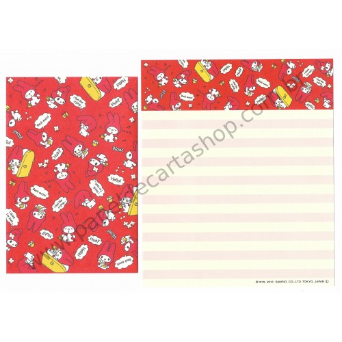 Kit 2 Conjuntos de Papel de Carta Snoopy's Beagle Hug CVM Peanuts 2014