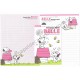 Kit 2 Conjuntos de Papel de Carta Belle Snoopy's Sister Peanuts 2014