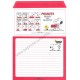 Conjunto de Papel de Carta Original Antigo Snoopy Town CVM Peanuts 1985