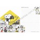 Conjunto de Papel de Carta Snoopy RING CAM - Peanuts Japão 2014