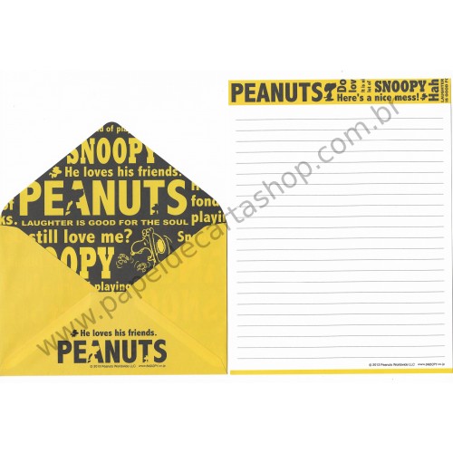 Conjunto de Papel de Carta Peanuts CAM - Peanuts Worldwide LLC