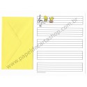 Conjunto de Papel de Carta Antigo Importado SNOOPY M56