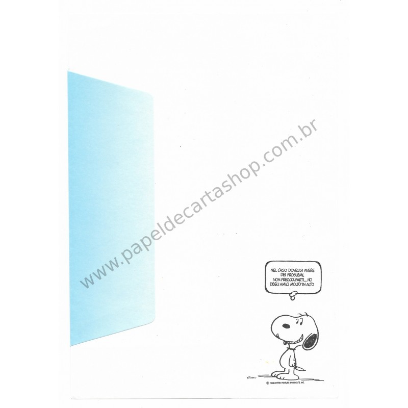 Conjunto de Papel de Carta Antigo Importado SNOOPY G14