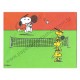 Notelette ANTIGO Importado Snoopy Playing Tennis - Hallmark