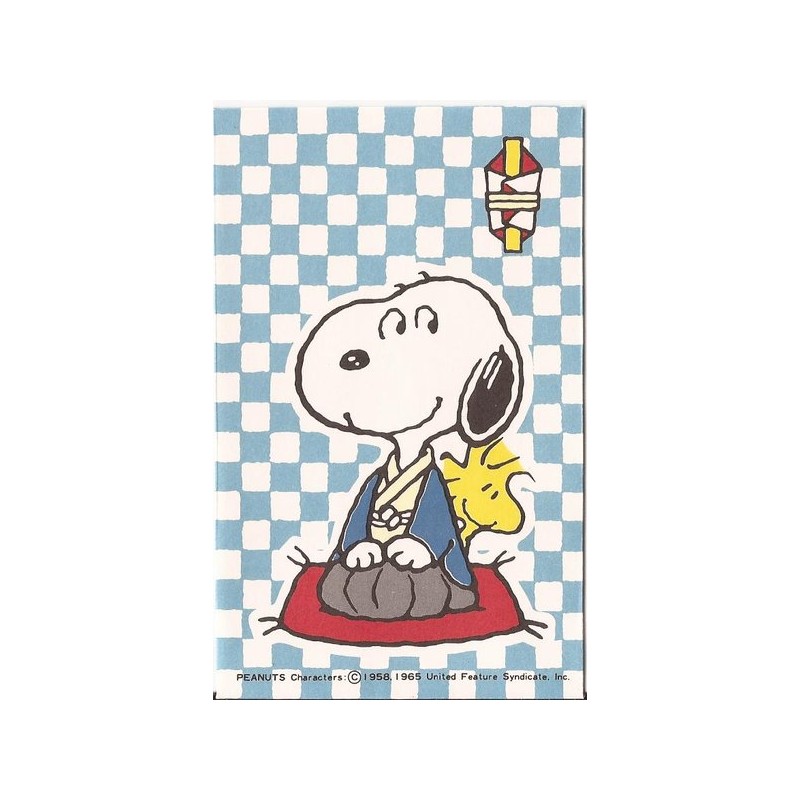 Mini-Envelope Antigo (Vintage) Snoopy 01 - Peanuts Hallmark