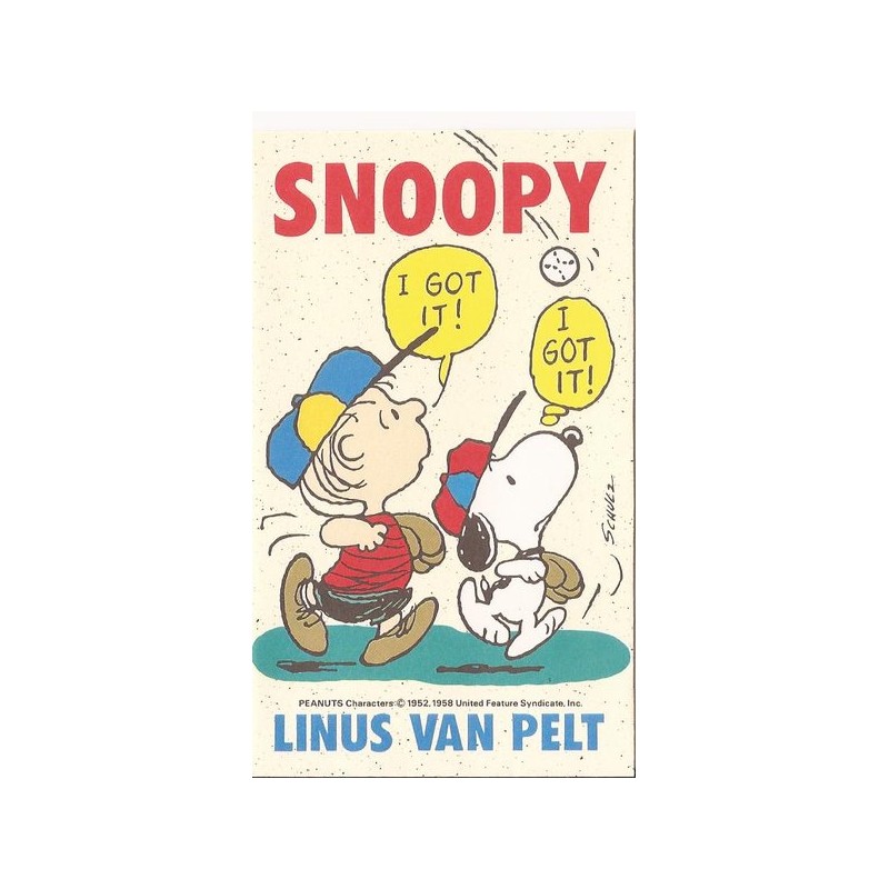 Mini-Envelope Antigo (Vintage) Snoopy 02 - Peanuts Hallmark