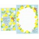 Conjunto de Papel de Carta Importado Rilakkuma Fresh Lemon 2 - San-X