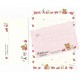 Conjunto de Papel de Carta Importado Rilakkuma Paris - San-X