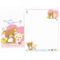 Kit 4 Conjuntos de Papel de Carta Rilakkuma My Only - San-X