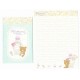 Kit 4 Conjuntos de Papel de Carta Rilakkuma Sweet Happy Days - San-X