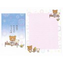 Kit 4 Conjuntos de Papel de Carta Rilakkuma Kimono - San-X