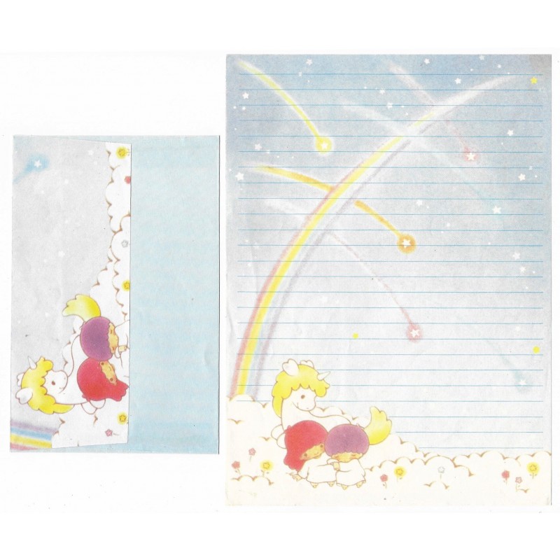 Conjunto de Papel de Carta Antigo Little Twin Stars (AZ)