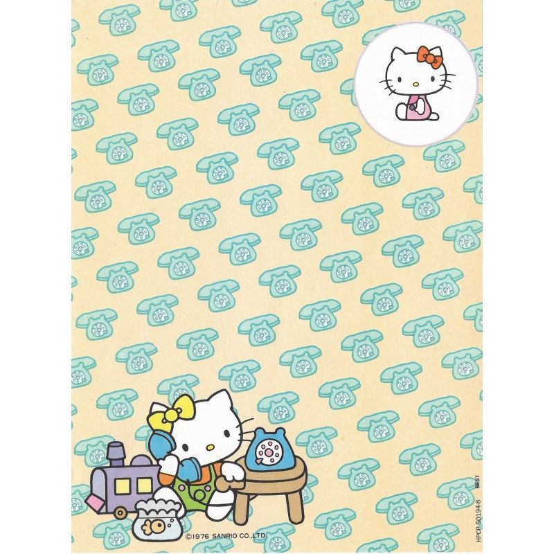 Papel de Carta Antigo Hello Kitty (CBG) - Best Cards