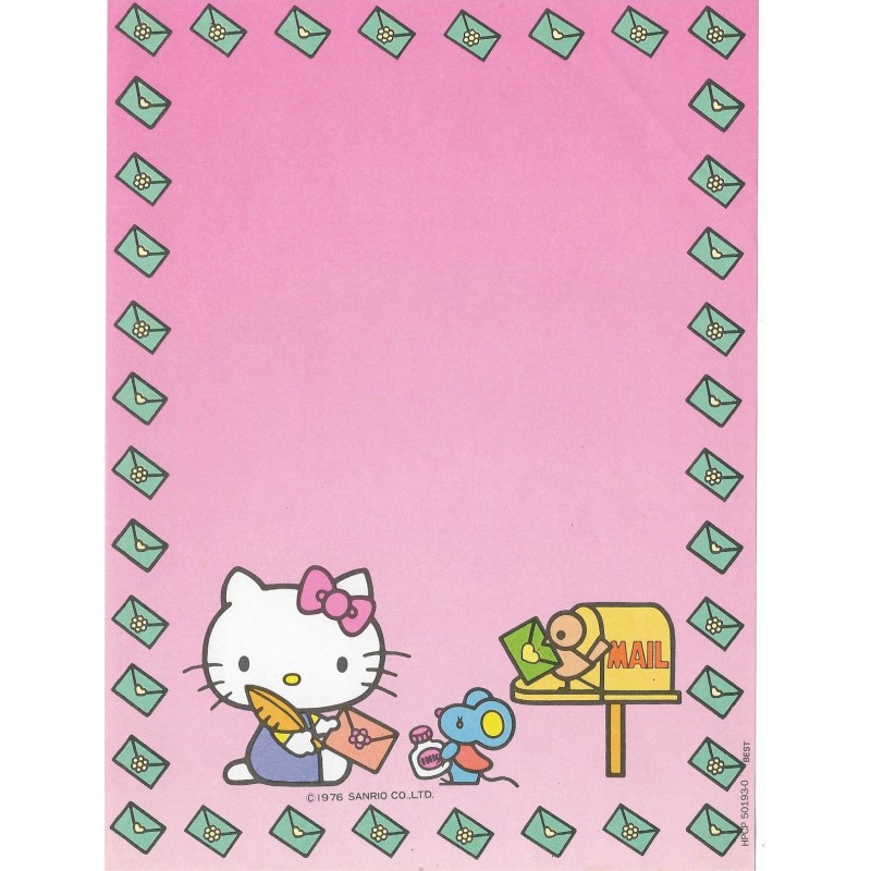 Papel de Carta Antigo Hello Kitty (CRS) - Best Cards