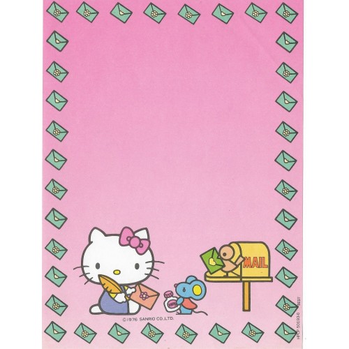 Papel de Carta Antigo Hello Kitty (CRS) - Best Cards