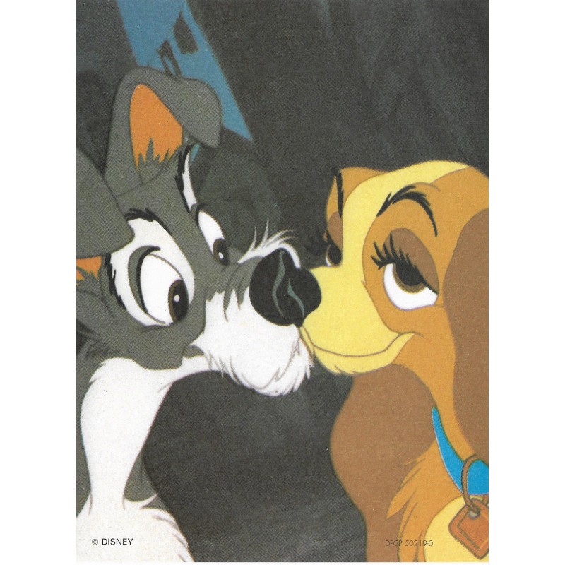 Papel de Carta Antigo Disney A Dama e o Vagabundo - Best Cards