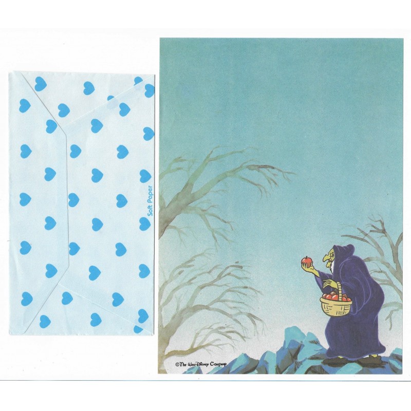 Conjunto de Papel de Carta Antigo Disney Branca de Neve II - Soft Paper