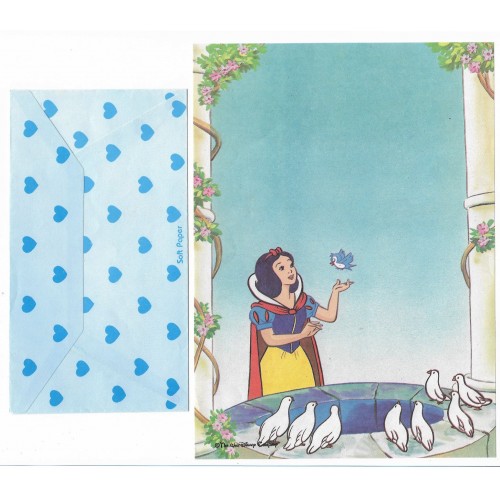 Conjunto de Papel de Carta Antigo Disney Branca de Neve III - Soft Paper