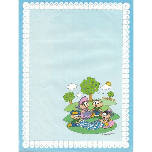 Papel de Carta Antigo Mônica (CAZ) A4